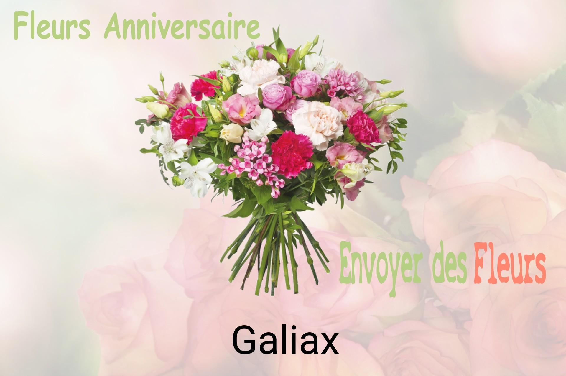 Bouquet de fleurs d’anniversaire livré à Galiax