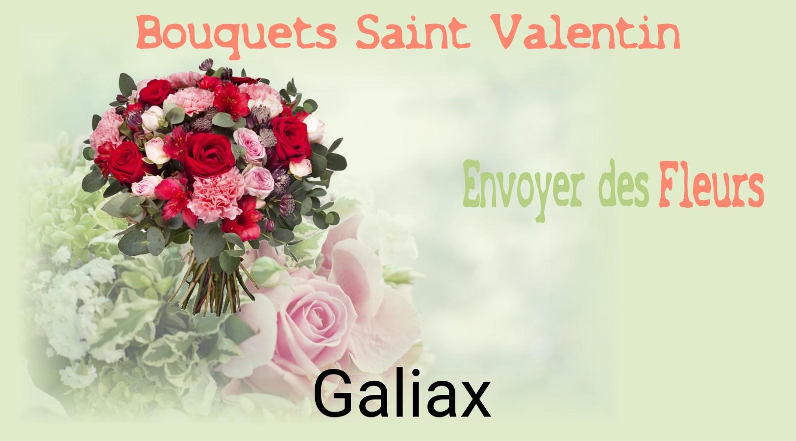 Roses de Saint-Valentin livrées à Galiax